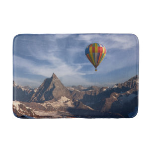 Gebirge   Heißluftballon Matterhorn Schweizer Alpe Badematte