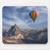 Gebirge | Heißluftballon Matterhorn Schweizer Alpe Mousepad (Vorne)
