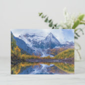 Gebirge | Himalaya-Berge, China Dankeskarte (Stehend Vorderseite)