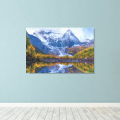 Gebirge | Himalaya-Berge, China Leinwanddruck (Insitu (Holzboden))