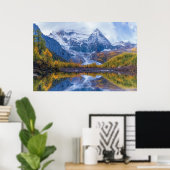 Gebirge | Himalaya-Berge, China Poster (Heimbüro)