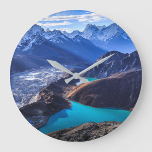 Gebirge Himalaya-Berge, Peru Große Wanduhr