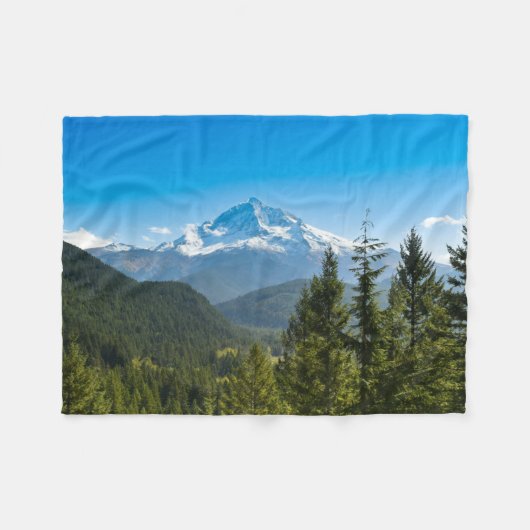 Gebirge | Hood Oregon Fleecedecke (Vorderseite (Horizontal))