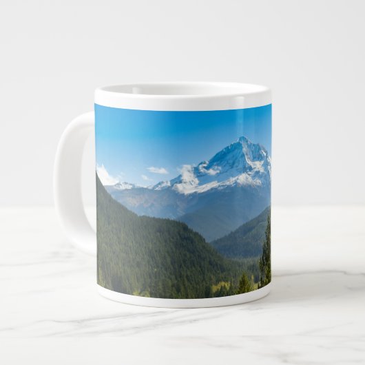Gebirge | Hood Oregon Jumbo-Tasse (Vorderseite Links)