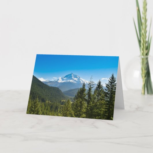 Gebirge | Hood Oregon Karte (Vorderseite)