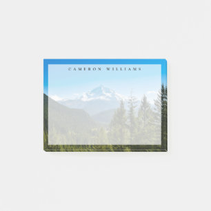 Gebirge Hood Oregon Post-it Klebezettel