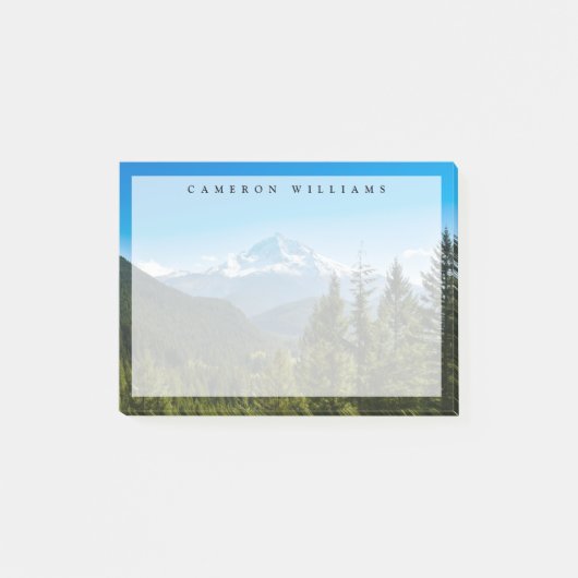 Gebirge | Hood Oregon Post-it Klebezettel (Vorderseite)