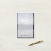 Gebirge | Hood Portland, Oregon Post-it Klebezettel (Auf Schreibtisch)