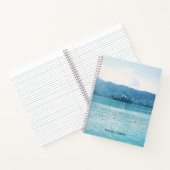 Gebirge im Bled Landschaftsbild-Foto Notizblock (Innenseite)