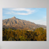 Gebirge in der Sierra Blanca Poster (Vorne)