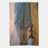 Gebirge | Jacques Mountain Range Alberta Kanada Geschirrtuch (Vertikal)