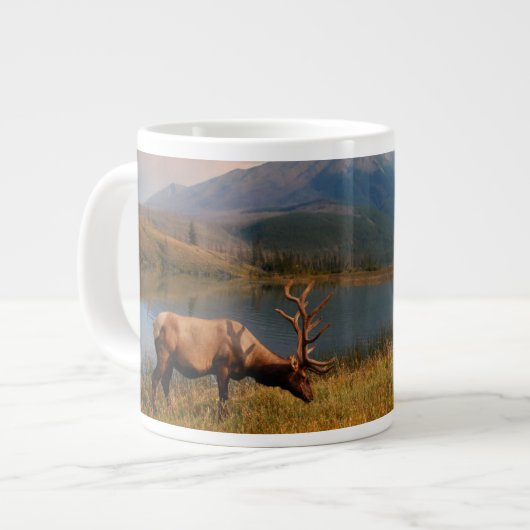 Gebirge | Jacques Mountain Range Alberta Kanada Jumbo-Tasse (Vorderseite Links)