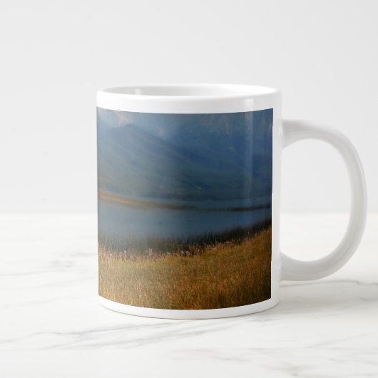Gebirge | Jacques Mountain Range Alberta Kanada Jumbo-Tasse (Rechts)