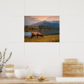 Gebirge | Jacques Mountain Range Alberta Kanada Poster (Küche)