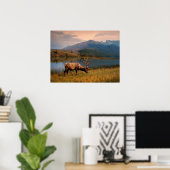 Gebirge | Jacques Mountain Range Alberta Kanada Poster (Heimbüro)