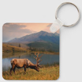 Gebirge | Jacques Mountain Range Alberta Kanada Schlüsselanhänger (Rückseite)