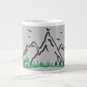 Gebirge Jumbo-Tasse (Vorderseite)