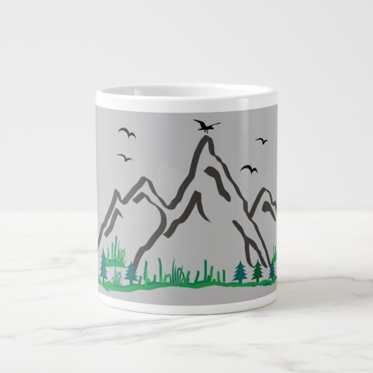 Gebirge Jumbo-Tasse (Vorderseite)