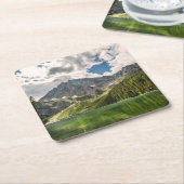 Gebirge | Kabinettgebirge, Montana Rechteckiger Pappuntersetzer (angewinkelt)