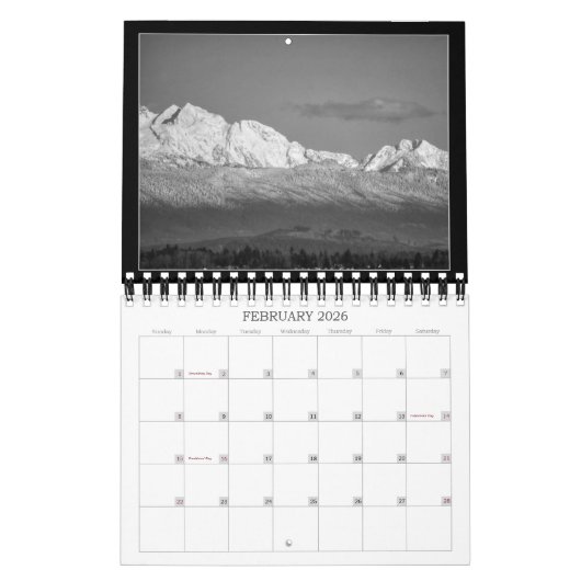 Gebirge Kalender (Feb 2026)