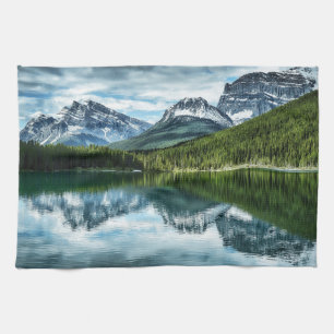 Gebirge Kanadische Rockies, Alberta Kanada Geschirrtuch