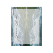 Gebirge | Kanadische Rockies, Alberta Kanada Notizblock (Rotiert)