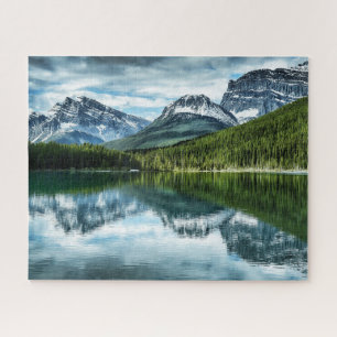 Gebirge   Kanadische Rockies, Alberta Kanada Puzzle