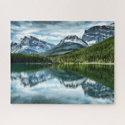 Gebirge | Kanadische Rockies, Alberta Kanada Puzzle (Horizontal)
