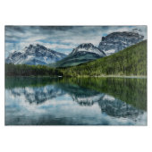 Gebirge | Kanadische Rockies, Alberta Kanada Schneidebrett (Vorderseite)