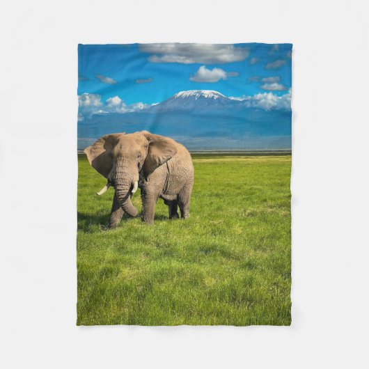 Gebirge | Kilimanjaro Tansania, Afrika Fleecedecke (Vorderseite)