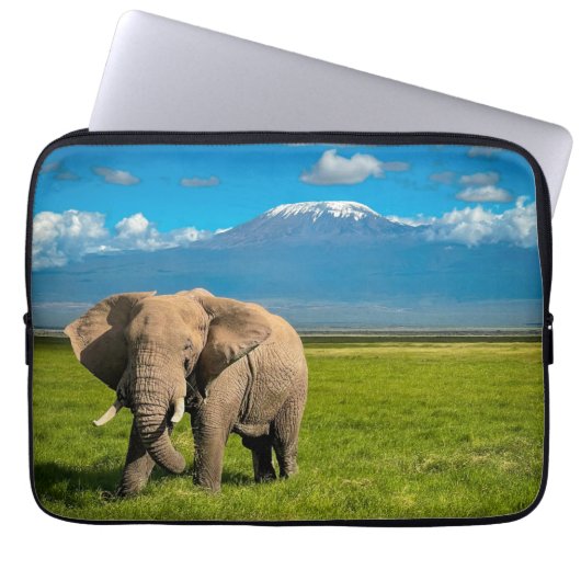 Gebirge | Kilimanjaro Tansania, Afrika Laptopschutzhülle (Vorderseite)