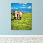 Gebirge | Kilimanjaro Tansania, Afrika Leinwanddruck (Insitu (Holzboden))