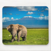 Gebirge | Kilimanjaro Tansania, Afrika Mousepad (Vorne)