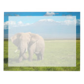 Gebirge | Kilimanjaro Tansania, Afrika Notizblock (Vorderseite)