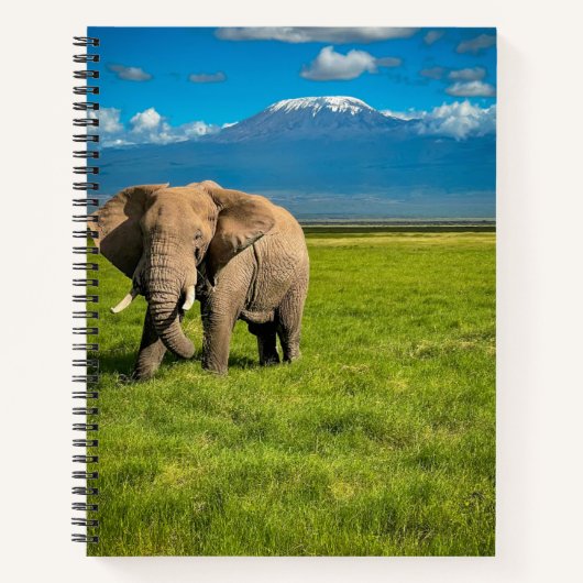 Gebirge | Kilimanjaro Tansania, Afrika Notizblock (Vorderseite)