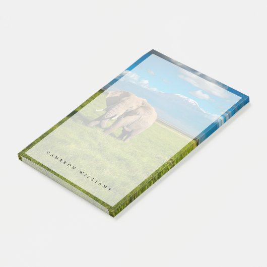 Gebirge | Kilimanjaro Tansania, Afrika Post-it Klebezettel (angewinkelt)