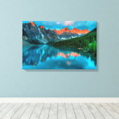 Gebirge Leinwanddruck (Insitu (Holzboden))