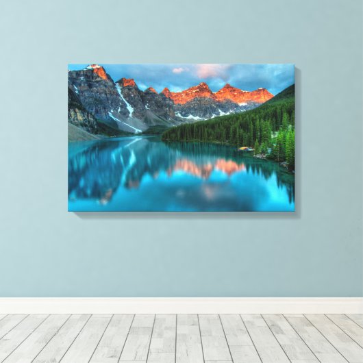 Gebirge Leinwanddruck (Insitu (Holzboden))