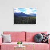 Gebirge Leinwanddruck (Insitu (Wohnzimmer))