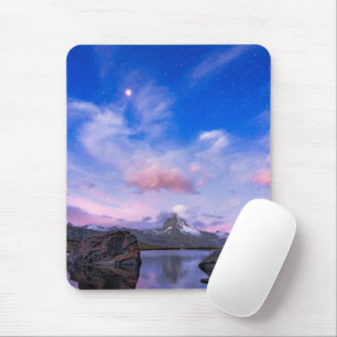 Gebirge   Matterhorn & Lake Stellisee Mousepad