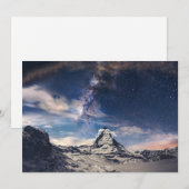 Gebirge | Matterhorn Zermatt Schweiz Dankeskarte (Vorne/Hinten)