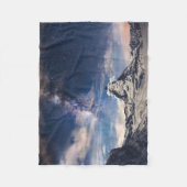 Gebirge | Matterhorn Zermatt Schweiz Fleecedecke (Vorderseite)