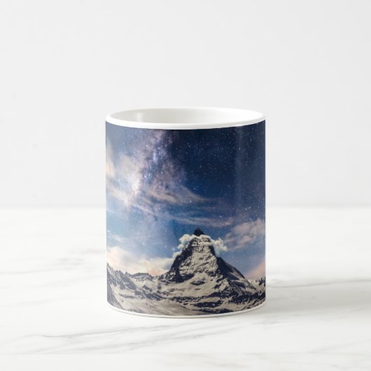 Gebirge | Matterhorn Zermatt Schweiz Kaffeetasse (Mittel)