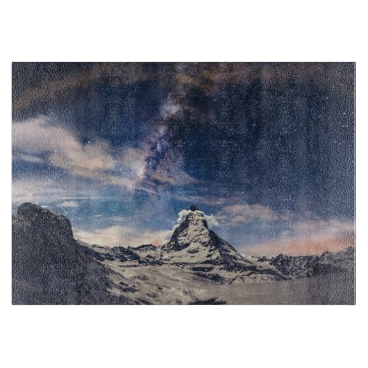 Gebirge | Matterhorn Zermatt Schweiz Schneidebrett (Vorderseite)