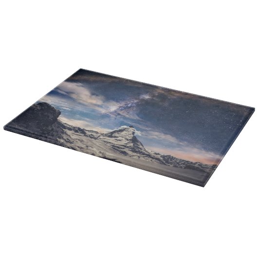 Gebirge | Matterhorn Zermatt Schweiz Schneidebrett (Ecke)