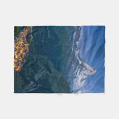 Gebirge | Matterhorn, Zermatt, Schweizer Alpen Fleecedecke (Vorderseite (Horizontal))