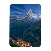 Gebirge | Matterhorn, Zermatt, Schweizer Alpen Magnet (Vertikal)