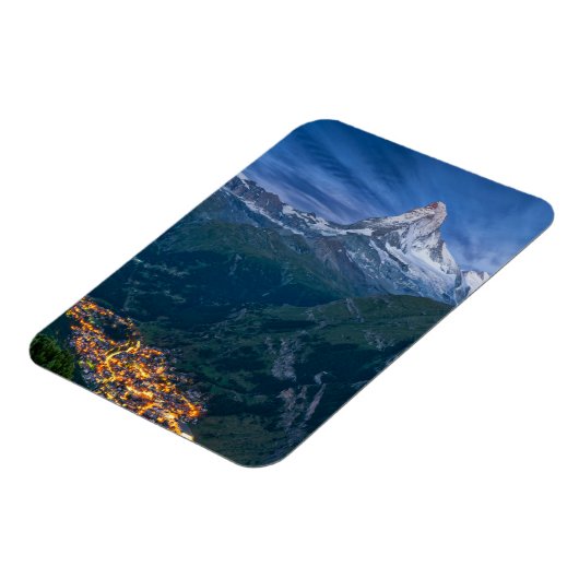 Gebirge | Matterhorn, Zermatt, Schweizer Alpen Magnet (Linke Seite)