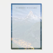 Gebirge | Matterhorn, Zermatt, Schweizer Alpen Post-it Klebezettel (Vorderseite)