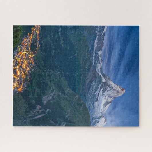 Gebirge | Matterhorn, Zermatt, Schweizer Alpen Puzzle (Horizontal)